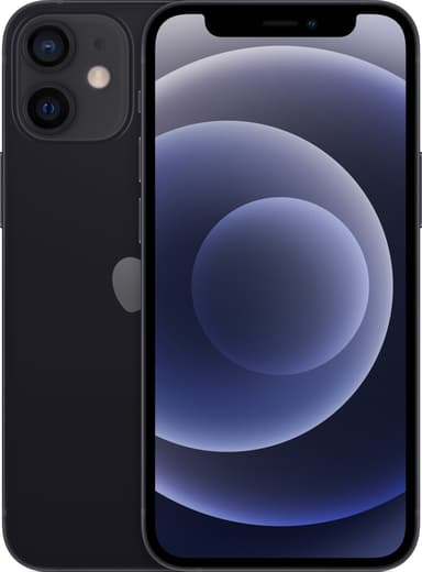 iPhone 12 Mini - 5G smarttelefon 64 GB (sort)