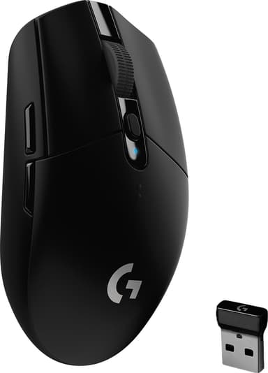 Logitech G305 trådløs gamingmus (sort)