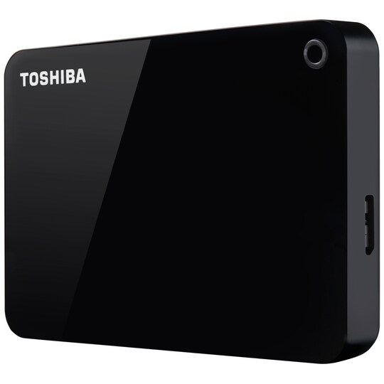 Toshiba Canvio Advance bærbar harddisk 1 TB (sort)