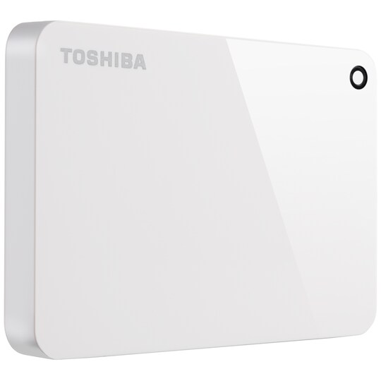 Toshiba Canvio Advance bærbar harddisk 1 TB (hvit)