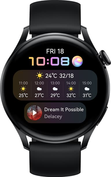 Huawei Watch 3 Active Edition smartklokke 46mm (sort)