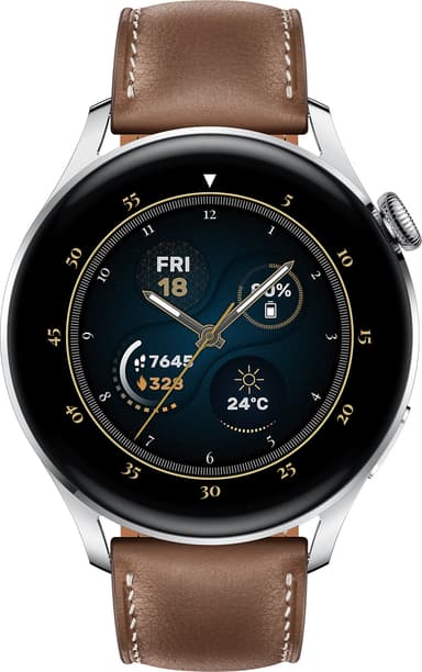 Huawei Watch 3 Classic Edition smartklokke 46mm (brun)