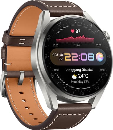 Huawei Watch 3 Pro Classic Edition smartklokke 48mm (brun)