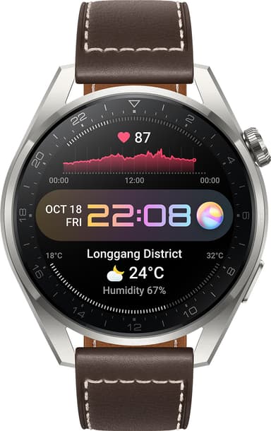 Huawei Watch 3 Pro Classic Edition smartklokke 48mm (brun)