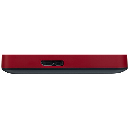Toshiba Canvio Advance bærbar harddisk 1 TB (rød)