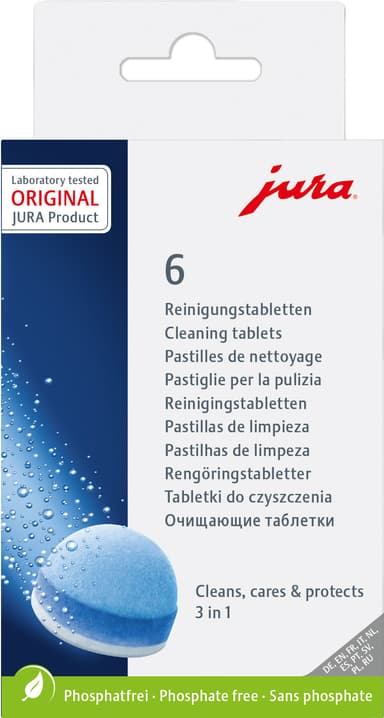Jura 3-fases rengjøringstabletter 24225