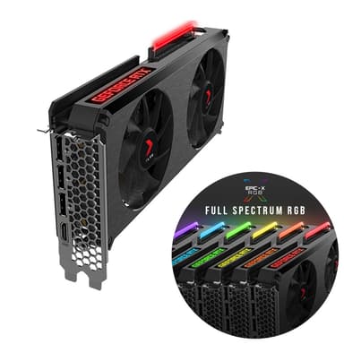 PNY GeForce RTX 3060 Ti 8GB XLR8 Gaming REVEL EPIC-X RGB Dual Fan LHR
