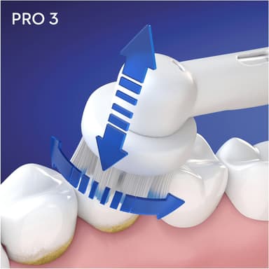Oral-B Pro3 3400N elektrisk tannbørste 291077 (rosa)