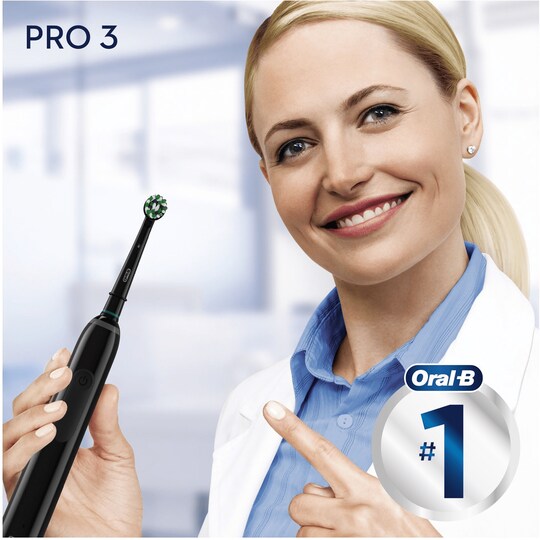 Oral-B Pro3 3400N elektrisk tannbørste 291053 (sort)