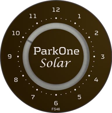 ParkOne Solar parkeringsskive PARKONE7010