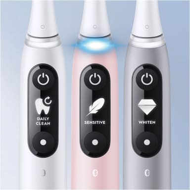 Oral-B iO6 Sensitive elektrisk tannbørste 378143 (rosa sand)