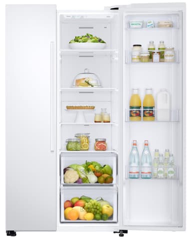 Samsung side-by-side kjøleskap RS66N8100WW (hvit)