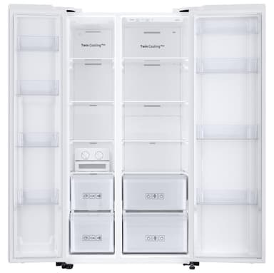 Samsung side-by-side kjøleskap RS66N8100WW (hvit)