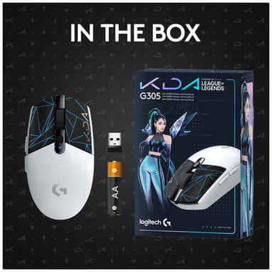 Logitech G G305 LoL K/DA trådløs gamingmus