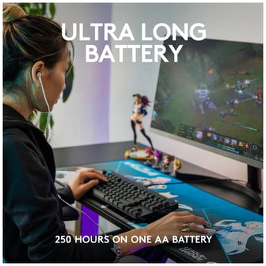 Logitech G G305 LoL K/DA trådløs gamingmus