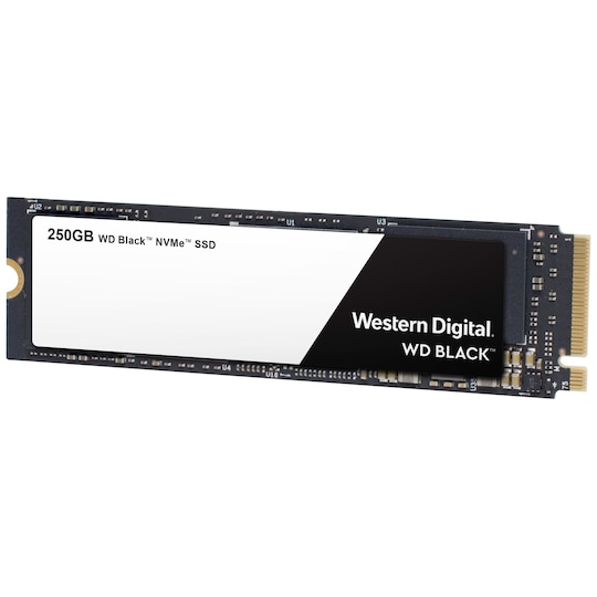 WD Black NVMe M.2 SSD-lagring 250 GB