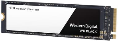 WD Black NVMe M.2 SSD-lagring 1 TB