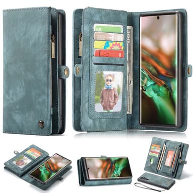 Multi lommebok 11-kort Samsung Galaxy Note 10 (SM-N970F) - Blå