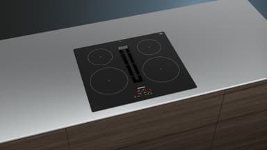 Siemens iQ300 platetopp med ventilator EH611BE15E (sort)