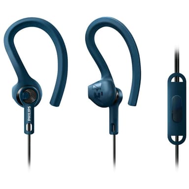 Philips ActionFit Sports hodetelefoner SHQ1405BL (blå)