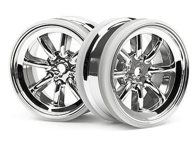 HPI-3937 MX60 8 Spoke Wheel Chrome
