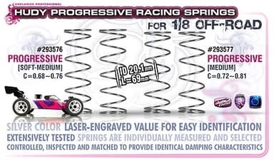 XR-293577 HUDY Off-Road Spring Set Medium
