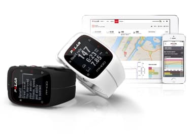 Polar treningsklokke M400 (sort)