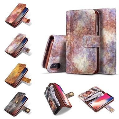 Lommebok forest vintage Apple iPhone X / Xs  - lilla
