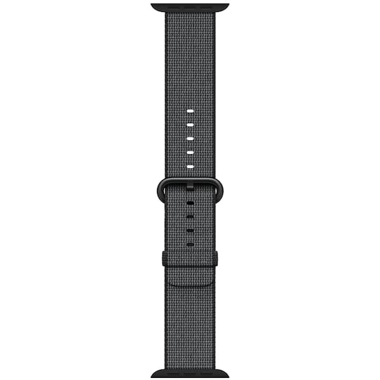 Apple Watch reim 38 mm vevd nylon-reim (sort)