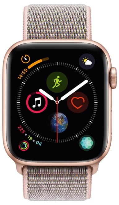 Apple Watch Series 4 44 mm (gull alu/sandrosa sport loop)