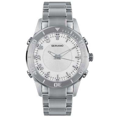 Serano premium klokke (hvit)