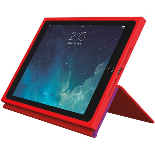 Logitech BLOK etui for iPad Air 2 (rød/lilla)