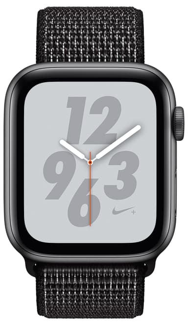 Apple Watch Series 4 Nike+ 44 mm (grå alu/sort sport loop)