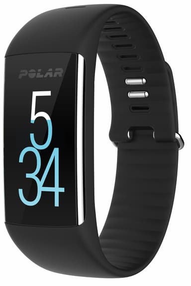 Polar A360 aktivitetsarmbånd m/pulsmåler L (sort)