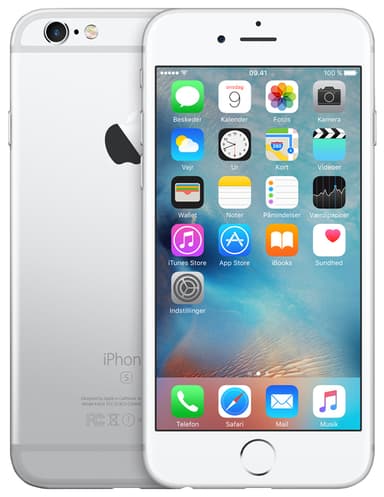 iPhone 6s 128 GB (Sølv)