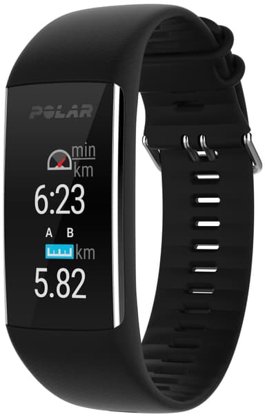Polar A370 HR aktivitetsmåler M/L (sort)