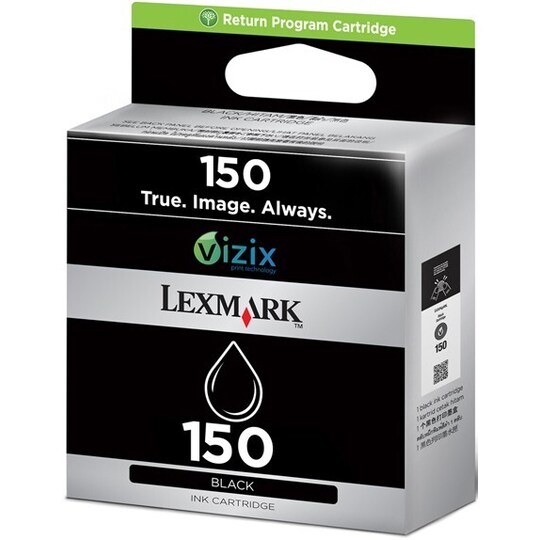 Lexmark blekkpatron 150 Vizix 2.0 Sort