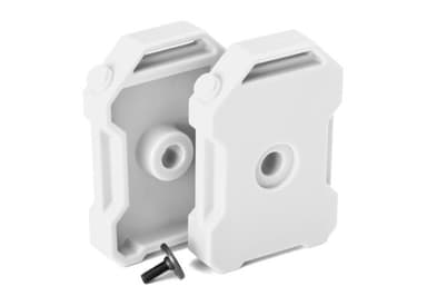 TRX-8022X Fuel Canisters White TRX-4 (2)