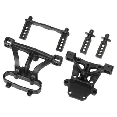 TRX-7015 Body mounts, front & rear/ body mount po