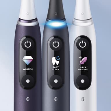 Oral B iO Series 8S Duo elektriske tannbørster IO8BKWH (sort, hvit)