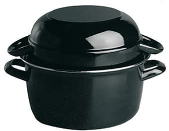 Blåskjellkjele emaljert 1,5kg
