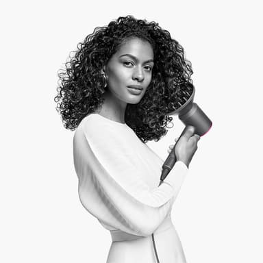 Dyson Supersonic HD07 hårføner (stål/fuksia)