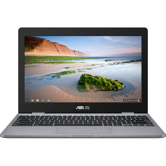 Asus Chromebook C423, 14" FHD bærbar PC (sølv/sort)