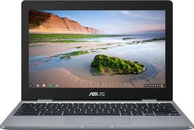 Asus Chromebook C423, 14" FHD bærbar PC (sølv/sort)