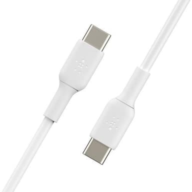 Belkin CAB003BT1MWH, 1 m, USB C, USB C, Hvit