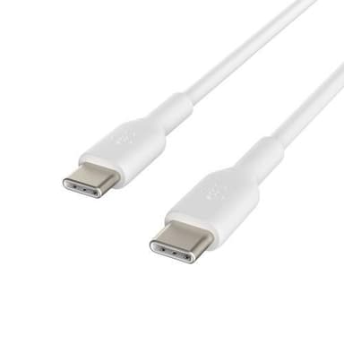 Belkin CAB003BT1MWH, 1 m, USB C, USB C, Hvit