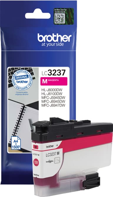 Brother LC-3237M magenta blekkpatron