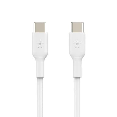 Belkin CAB003BT1MWH, 1 m, USB C, USB C, Hvit