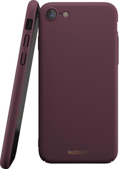 Nudient iPhone 6/7/8/SE Gen. 2 deksel (sangria red)