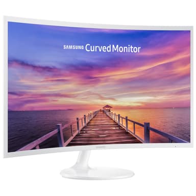 Samsung C32F391 32" buet skjerm (hvit)